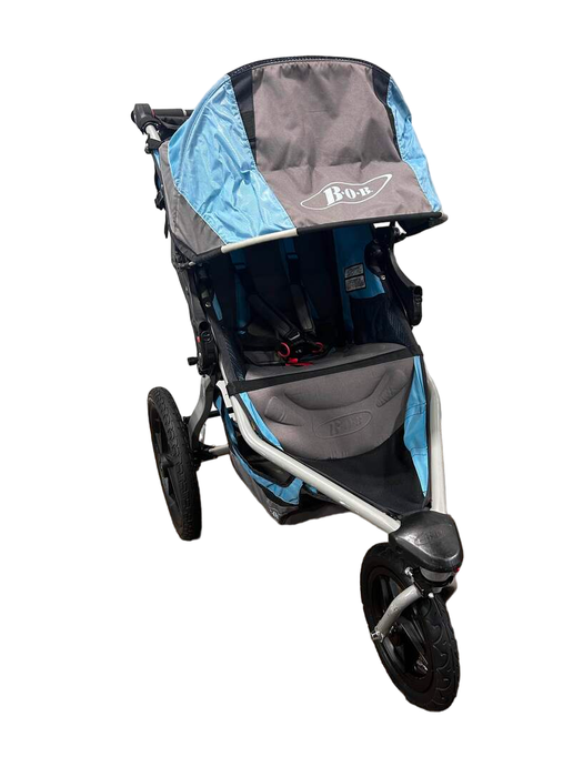 used BOB Revolution Flex Single Jogging Stroller, 2014, Teal