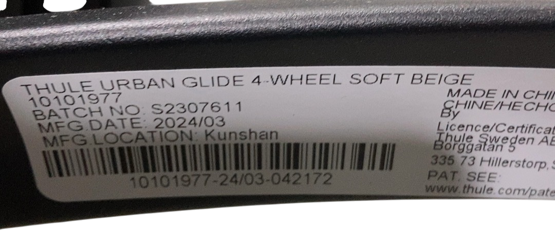 Shop Thule Urban Glide 4-Wheel Stroller, 2024, Soft Beige at GoodBuy Gear