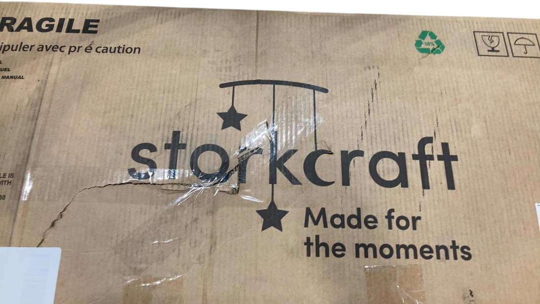 Shop Stork Craft Pasadena Changing Table with Water-Resistant Changing Pad, Driftwood at GoodBuy Gear