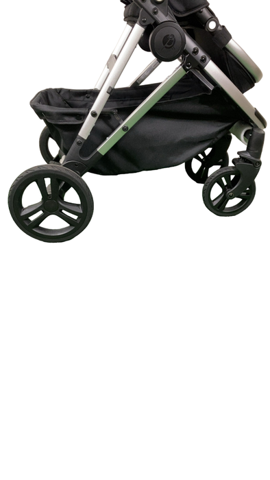 Shop Mockingbird Single 2.0 Stroller, 2024, Black, Silver With Black Leather, Watercolor Drops at GoodBuy Gear