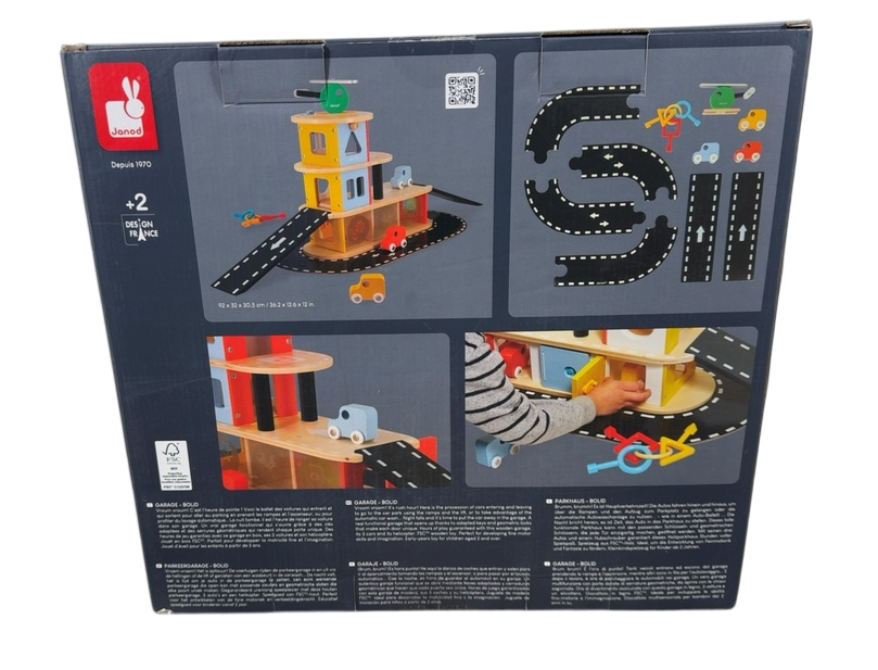 Shop Janod Bolid Solid Wood Garage at GoodBuy Gear