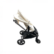 Shop Cybex Eos Stroller, 2024, Black, Seashell Beige at GoodBuy Gear