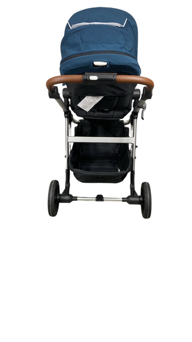 Shop Mockingbird Single to Double 2.0 Stroller, 2024, Sea, Silver With Penny Leather, Watercolor Drops at GoodBuy Gear