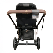 Shop Cybex E-PRIAM Electric Stroller, 2026, Rose Gold, Sepia Black, with Battery at GoodBuy Gear