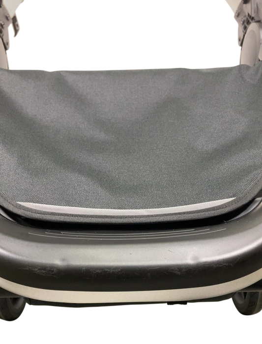 Shop Mockingbird 2.0 Single to Double Stroller Frame, Silver With Penny Leather, 2024 at GoodBuy Gear