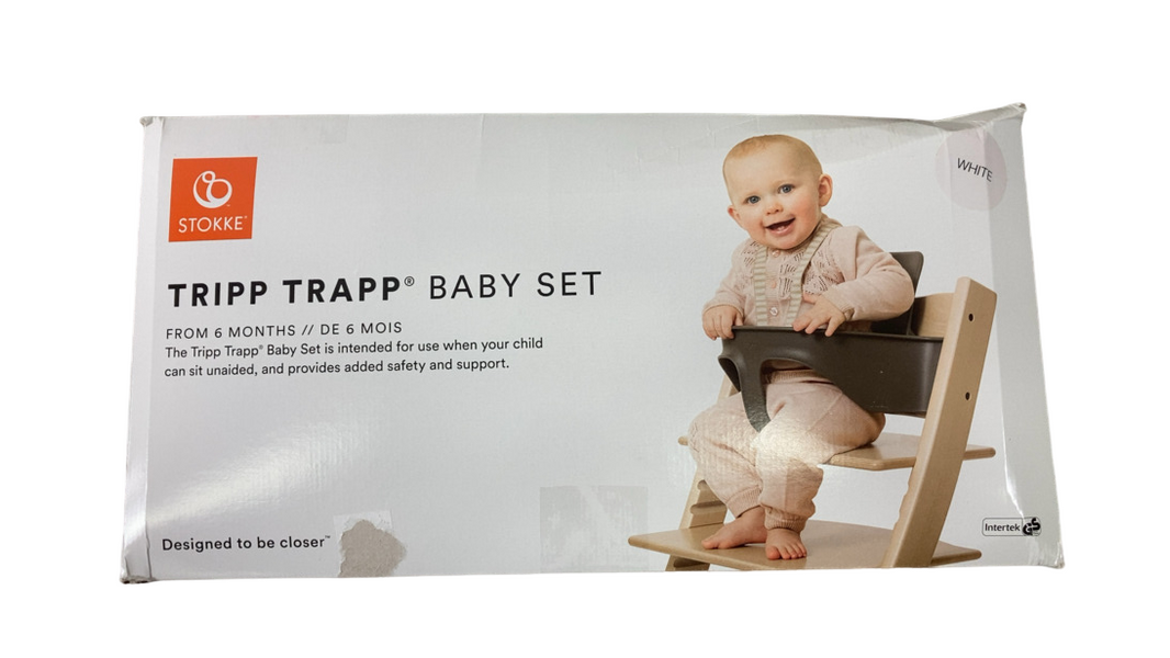 stokke tripp trapp 6 month old Stokke Tripp Trapp Baby Set, Version 4, White