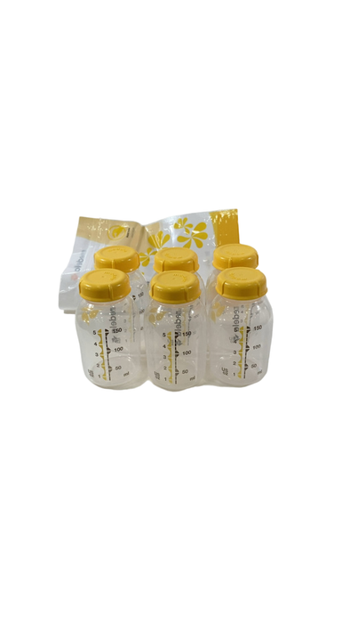 Shop Medela Breast Milk Collection and Storage Bottles with Solid Lids - 6pk/5oz at GoodBuy Gear