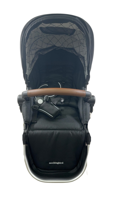 Shop Mockingbird 2nd Seat Kit 2.0, Black, Silver With Penny Leather, Windowpane at GoodBuy Gear