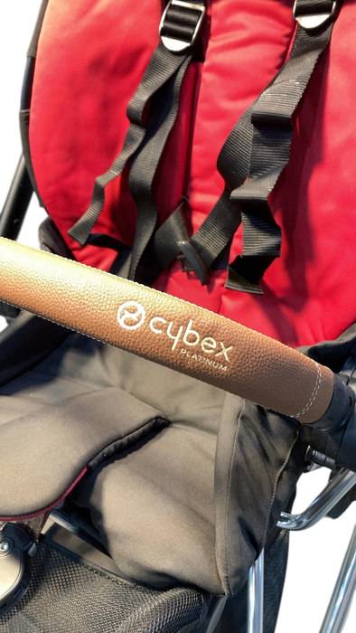 Shop Cybex MIOS Stroller, 2019, Chrome With Black Details, True Red at GoodBuy Gear