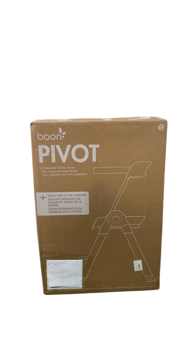 Shop Boon Pivot Toddler Tower, White at GoodBuy Gear