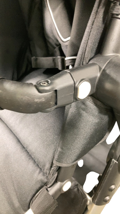 Shop Mockingbird Single to Double 2.0 Stroller, 2024, Black, Silver With Black Leather, Watercolor Drops at GoodBuy Gear