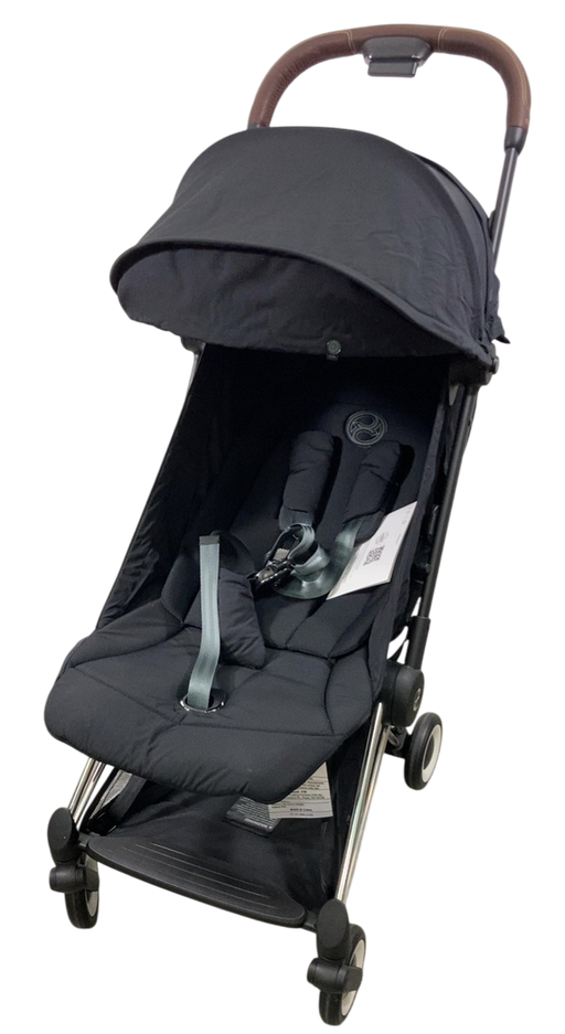 Shop Cybex Coya Stroller, 2024, Chrome, Sepia Black at GoodBuy Gear