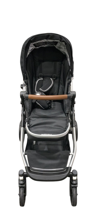 Shop Mockingbird Single to Double 2.0 Stroller, 2025, Black, Silver With Penny Leather, Windowpane at GoodBuy Gear