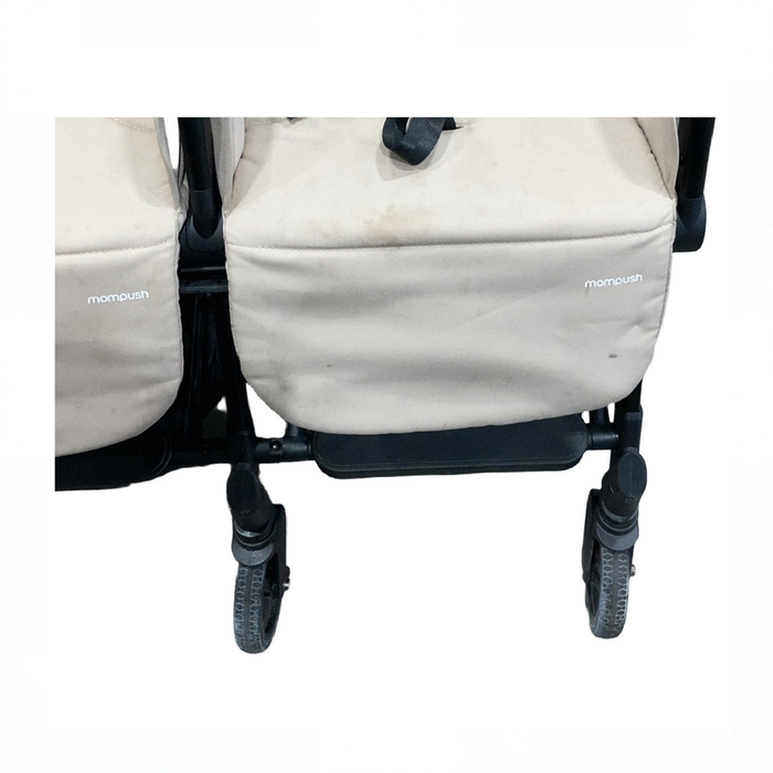 Shop Mompush Lithe Double Stroller, 2026, Khaki at GoodBuy Gear