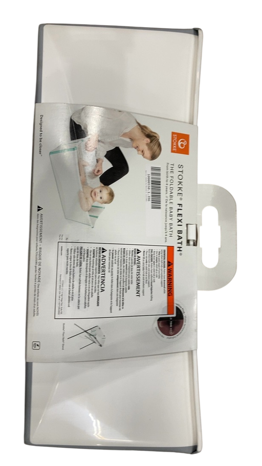Shop Stokke Flexi Bath Foldable Baby Bathtub, White, XLarge at GoodBuy Gear