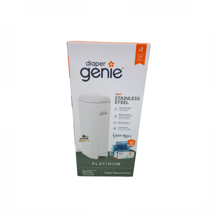 Shop Diaper Genie Platinum Diaper Pail, White at GoodBuy Gear