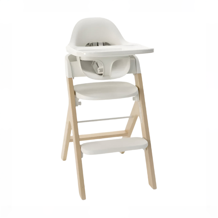 Shop Mockingbird High Chair, Natural Beech, White at GoodBuy Gear