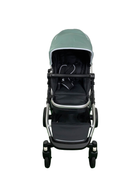 Shop Mockingbird Single to Double 2.0 Stroller, Silver with Black Leather, Windowpane, Sage, 2024 at GoodBuy Gear