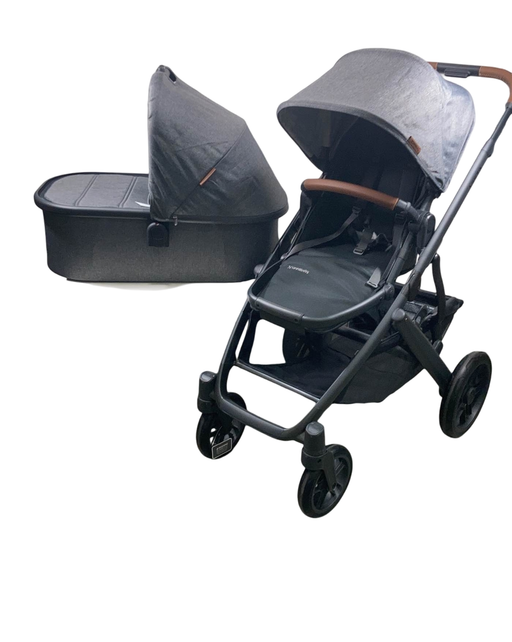 secondhand UPPAbaby VISTA V2 Stroller, Greyson (Charcoal Melange), 2023