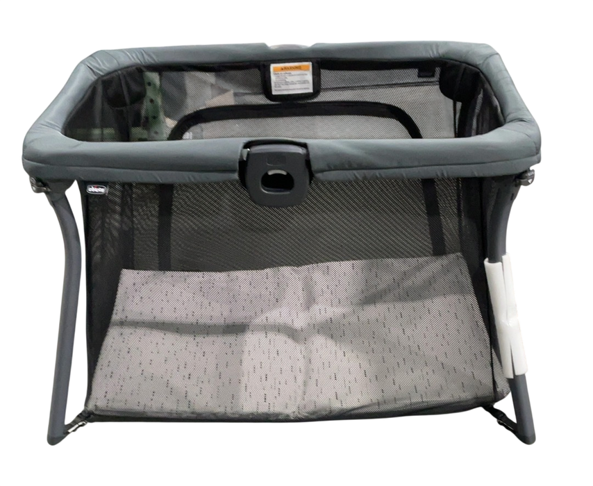 Shop Chicco Alfa Lite Lightweight Travel Playard, Midnight at GoodBuy Gear