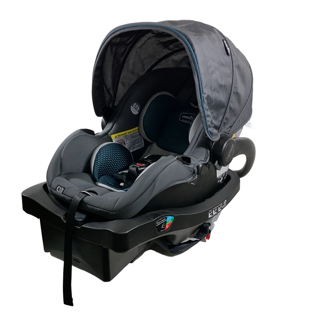 evenflo litemax dlx infant car seat freeflow Evenflo LiteMax DLX Infant Car Seat with SafeZone Load Leg Base, Sawye