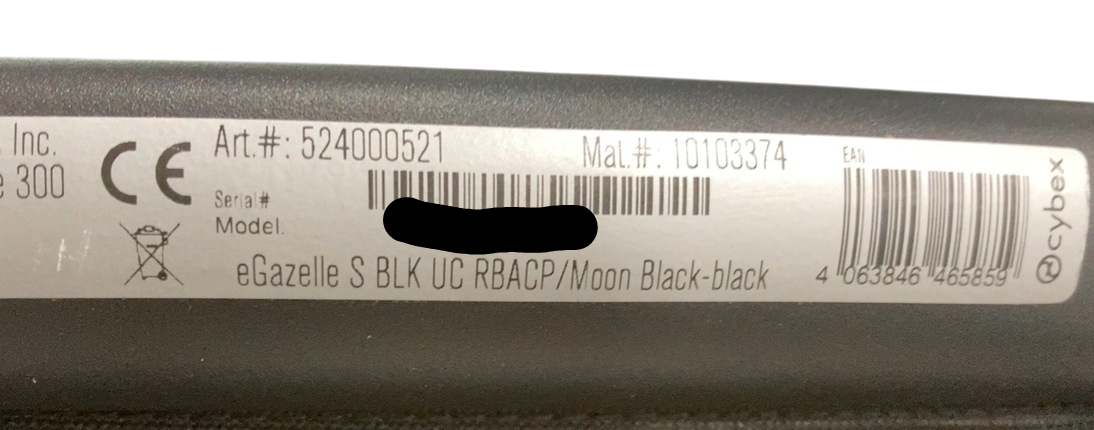 Shop Cybex e-Gazelle S Stroller, 2024, Black, Moon Black at GoodBuy Gear