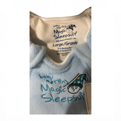 Shop DRAFT - Baby Merlin's Magic Sleepsuit, Blue, Fleece, Small 3-6 Months at GoodBuy Gear