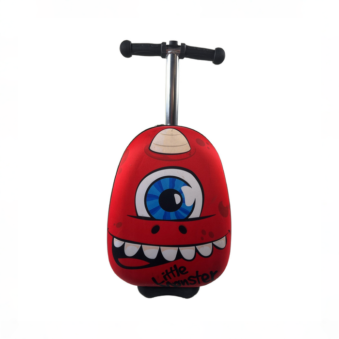 Shop Zinc Flyte Mini 15inch Scooter Luggage, Sid The Cyclop RED at GoodBuy Gear
