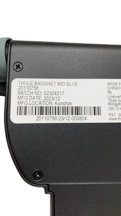 Shop Thule Bassinet, Mid Blue at GoodBuy Gear