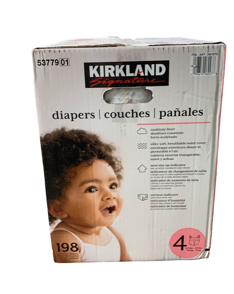 Kirkland Signature Diapers Size 4