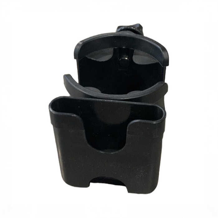 Shop Sprucely Stroller Cup Holder with Phone Holder, Black at GoodBuy Gear