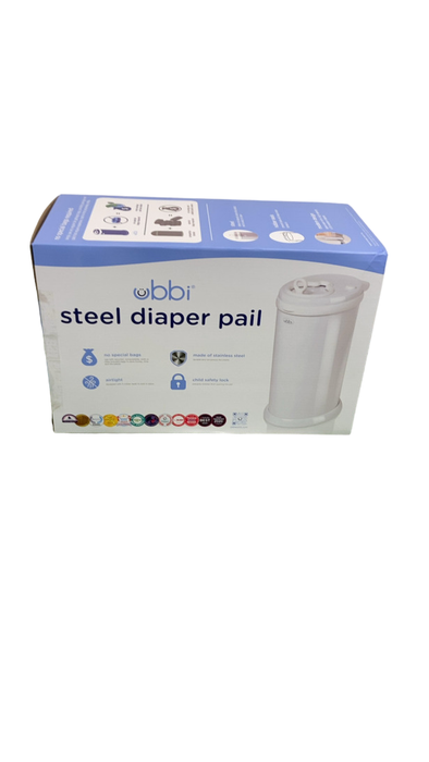 Shop Ubbi Diaper Pail, White at GoodBuy Gear
