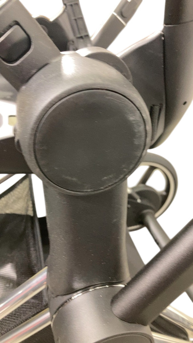 Shop Cybex E-PRIAM Stroller Frame Only, 2021, Chrome With Black Details, without Battery at GoodBuy Gear
