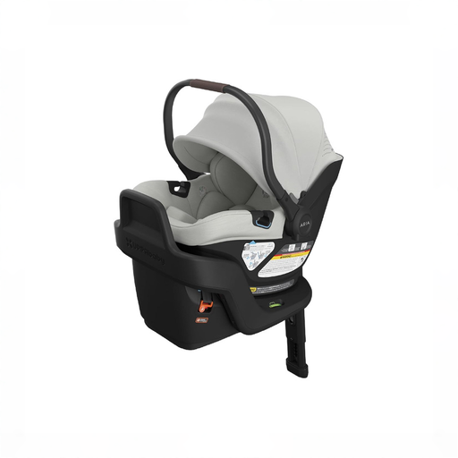 Shop UPPAbaby Aria V2 Infant Car Seat, 2025, Savannah (Pearl Gray Mélange/Chestnut Leather) at GoodBuy Gear