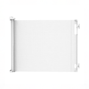 Shop Perma Child Safety Indoor/Outdoor Retractable Baby Gate, 33"x71", White at GoodBuy Gear