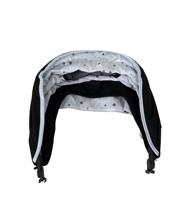 Mockingbird Non-Extendable Canopy without Sunshade, Black, Watercolor Drops