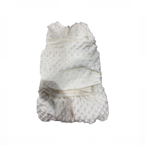 Shop Halo Sleepsack Swaddle Plushy Dot Velboa, Cream, Newborn at GoodBuy Gear