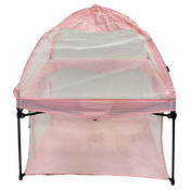 Shop Dream On Me Ziggy Square Baby Playpen, Pink, With Canopy at GoodBuy Gear