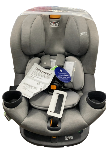 Shop Chicco Fit360 Cleartex Rotating Convertible Car Seat, 2025, Base Model, Titanium at GoodBuy Gear