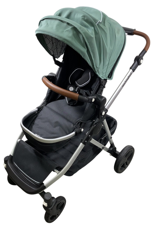 Shop Mockingbird Single to Double 2.0 Stroller, 2024, Sage, Silver With Penny Leather, Windowpane at GoodBuy Gear