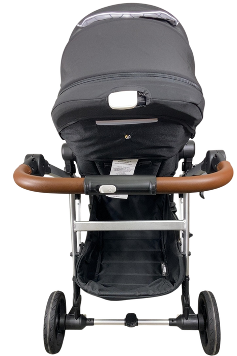 Shop Mockingbird Single to Double 2.0 Stroller, 2024, Black, Silver With Penny Leather, Windowpane at GoodBuy Gear