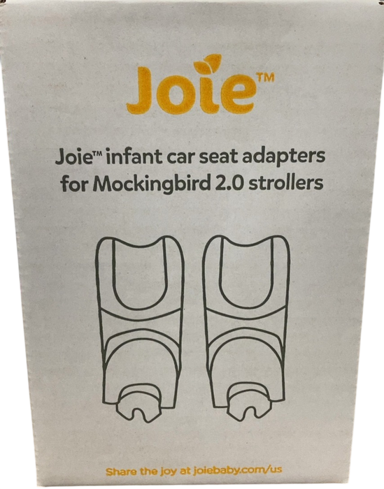 Shop Joie Mockingbird 2.0 Stroller Adapters, Black at GoodBuy Gear