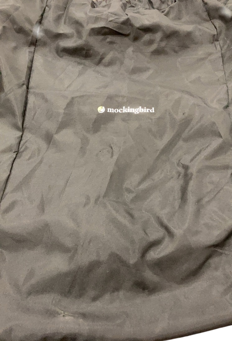 Shop Mockingbird Single to Double 2.0 Stroller, 2024, Black, Silver With Black Leather, Windowpane at GoodBuy Gear
