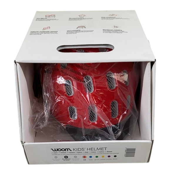 Shop Woom Kids Helmet, Red, Small at GoodBuy Gear