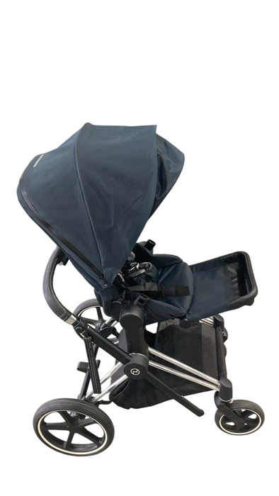 Shop Cybex PRIAM Stroller, 2019, Chrome With Black Details, Deep Black at GoodBuy Gear