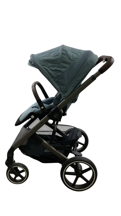 Shop Cybex Balios S Lux Stroller, 2023, Sky Blue, Taupe at GoodBuy Gear