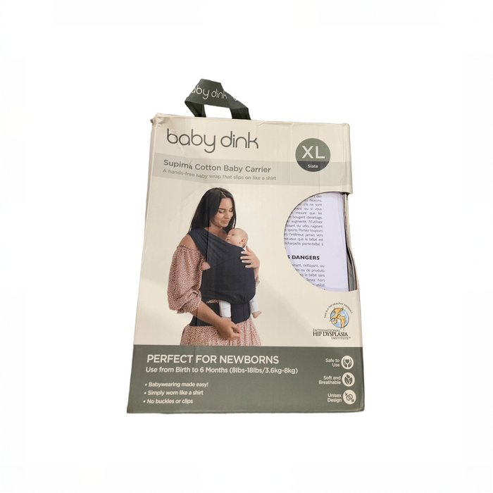 Shop DRAFT - Baby Dink No-Wrap Baby Carrier, Slate, XL at GoodBuy Gear