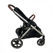 Shop Cybex Gazelle S Modular Stroller, 2024, Moon Black, Silver Frame at GoodBuy Gear