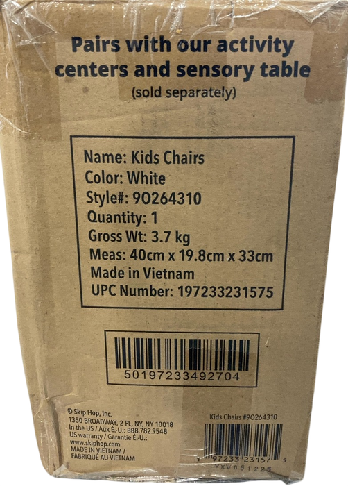 Shop Skip Hop Premium Set of 2 Kids Chairs, White at GoodBuy Gear