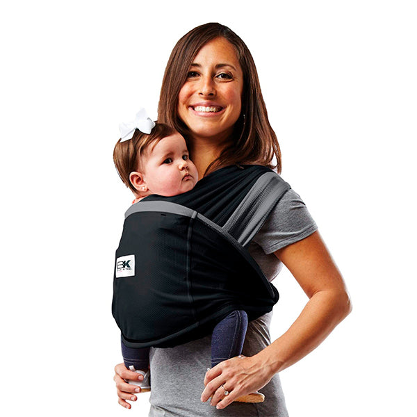 Baby K'tan Baby Carrier, X-Small, Active, Black & Grey